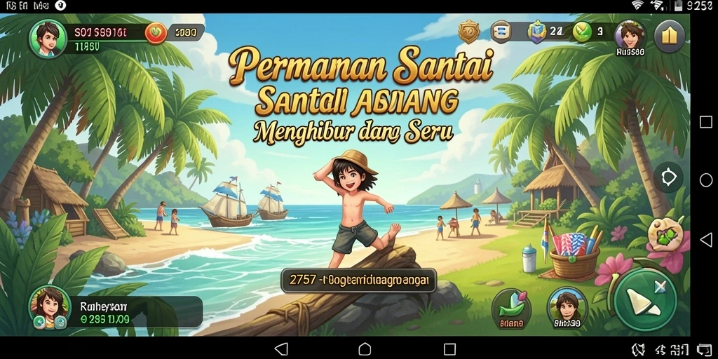 Menggambarkan permainan seru dan interaktif dari 2757.