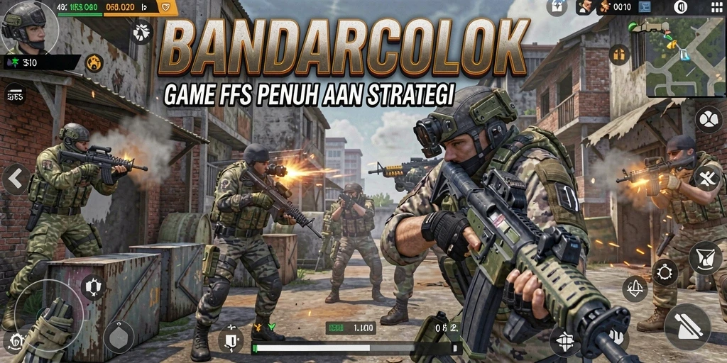 Gameplay BANDARCOLOK yang penuh aksi dan seru.