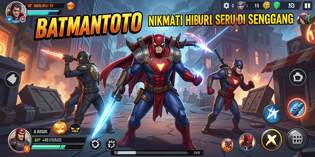 Screenshot gameplay BATMANTOTO menunjukkan tingkat keseruan yang tinggi.