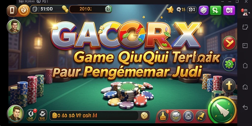 Tampilan menarik saat bermain QiuQiu di GACORX.