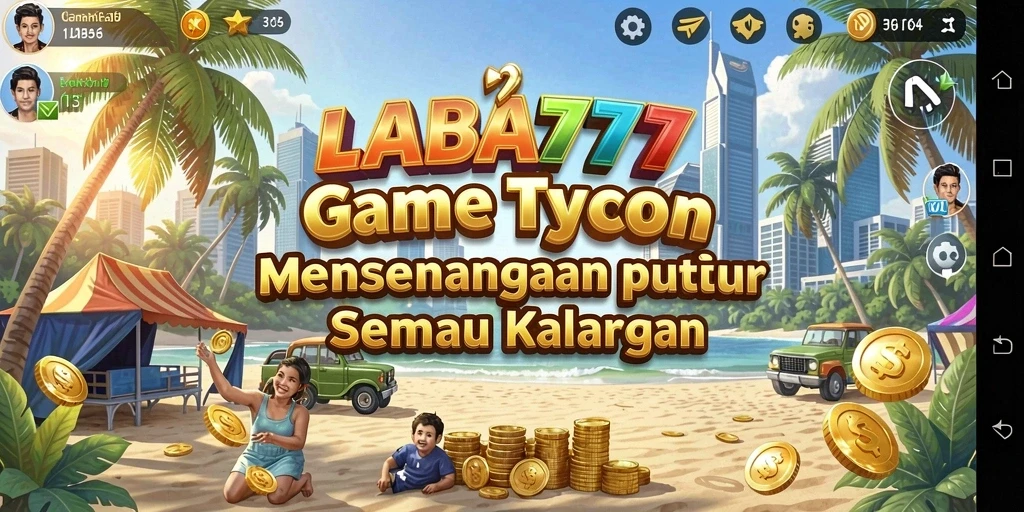 Tampilan gameplay LABA777 yang penuh strategi Tycoon.