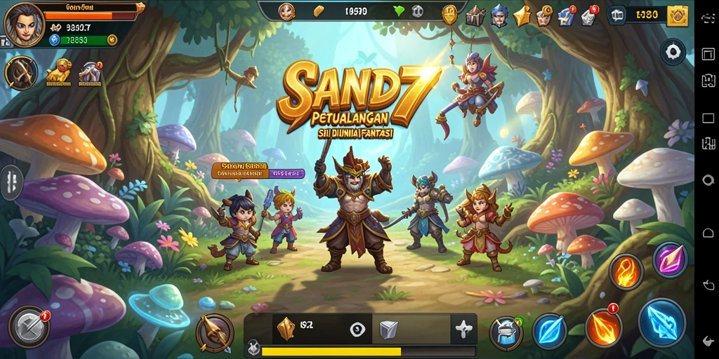 Screenshot dari gameplay menarik SAND77 dalam petualangan epik.