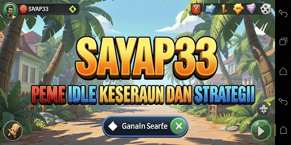 Tampilan menarik dari gameplay SAYAP33 dengan elemen Idle yang memikat.