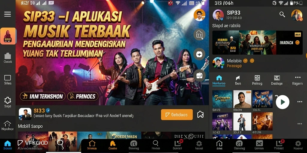 Tampilan gameplay SIP33 yang menarik dan interaktif untuk pencinta musik.