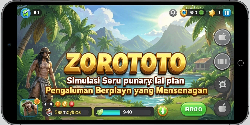 Screenshot dari gameplay <strong>ZOROTOTO</strong> menunjukkan interaksi pemain yang imersif dalam simulasi.